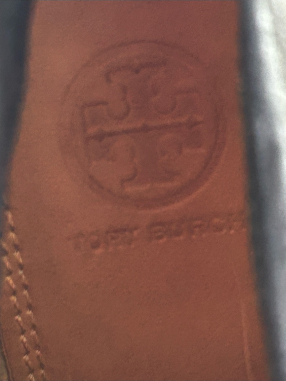 Tory Burch Leila Womens 10 Black Quilted Leather Wedge Ankle Booties Gold Logo - Picture 4 of 16